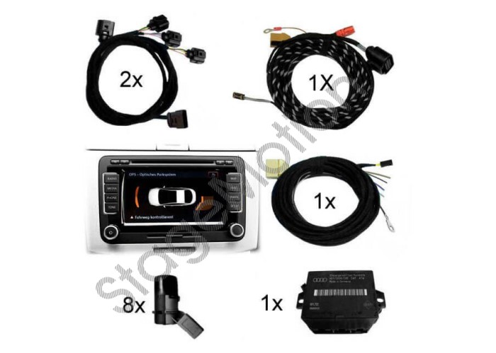 Kit APS+ (pantalla óptica) delantero y trasero para Audi A4 8K