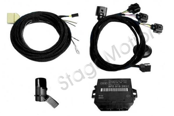 Kit sistema auxiliar de aparcamiento APS original trasero para Audi A3 8P