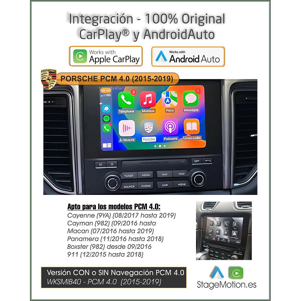 CarPlay® + Android Auto Original Porsche (PCM 4.0 2015-2019)