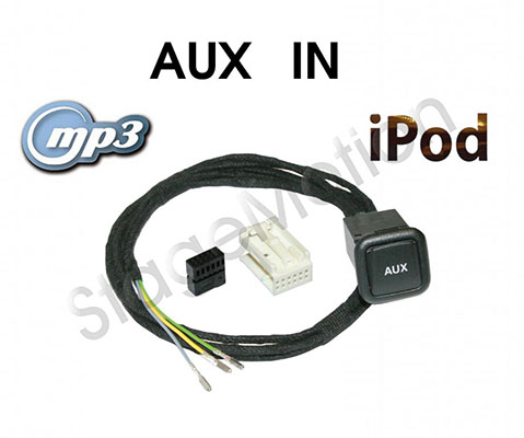 Retroadaptación del jack AUX IN para VW MFD 2 (versión DVD)