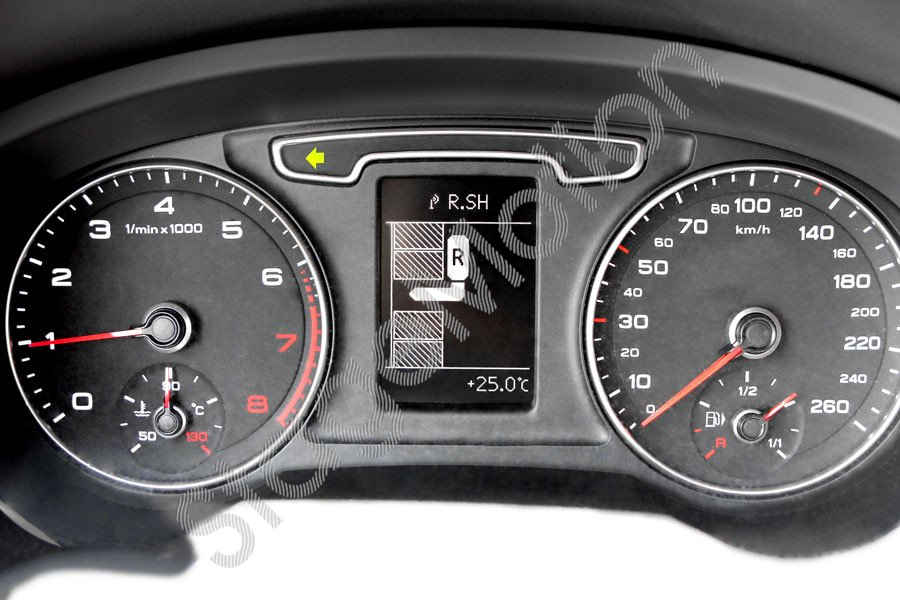 Kit Park Assist con pantalla de entorno delantero y trasero para Audi Q3 (8U)