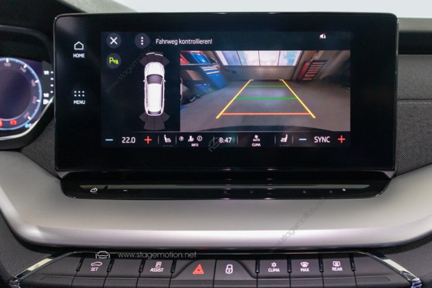 Kit cámara de visión trasera original para Skoda Octavia (NX)