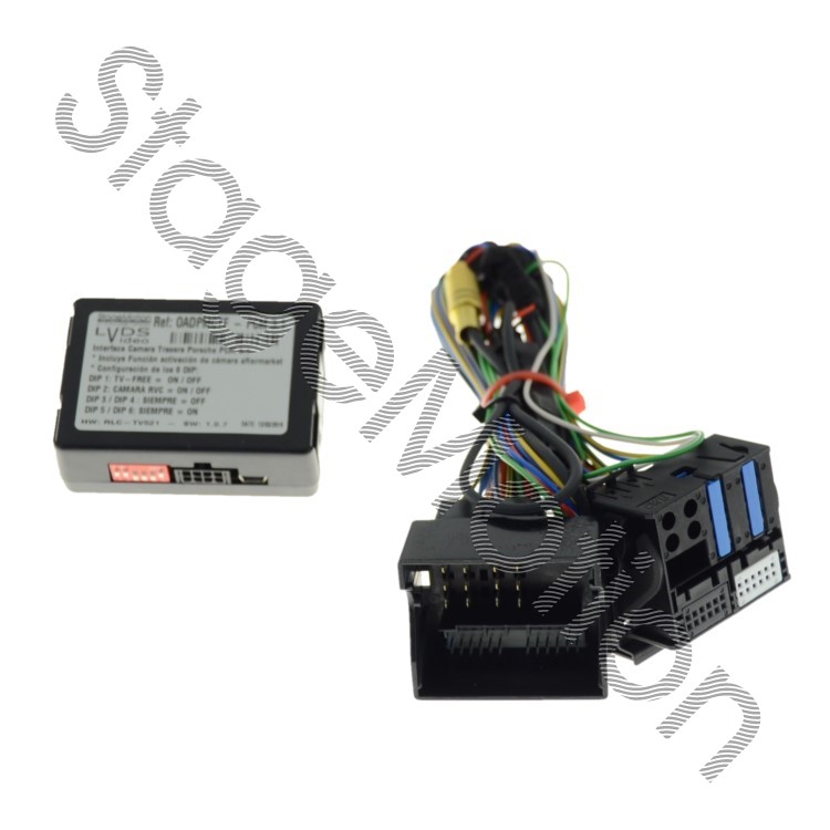 Interface Cámara Trasera para Porsche PCM 3.0 (sólo Cayenne) y PCM 3.1 (desde SW 4.xx)