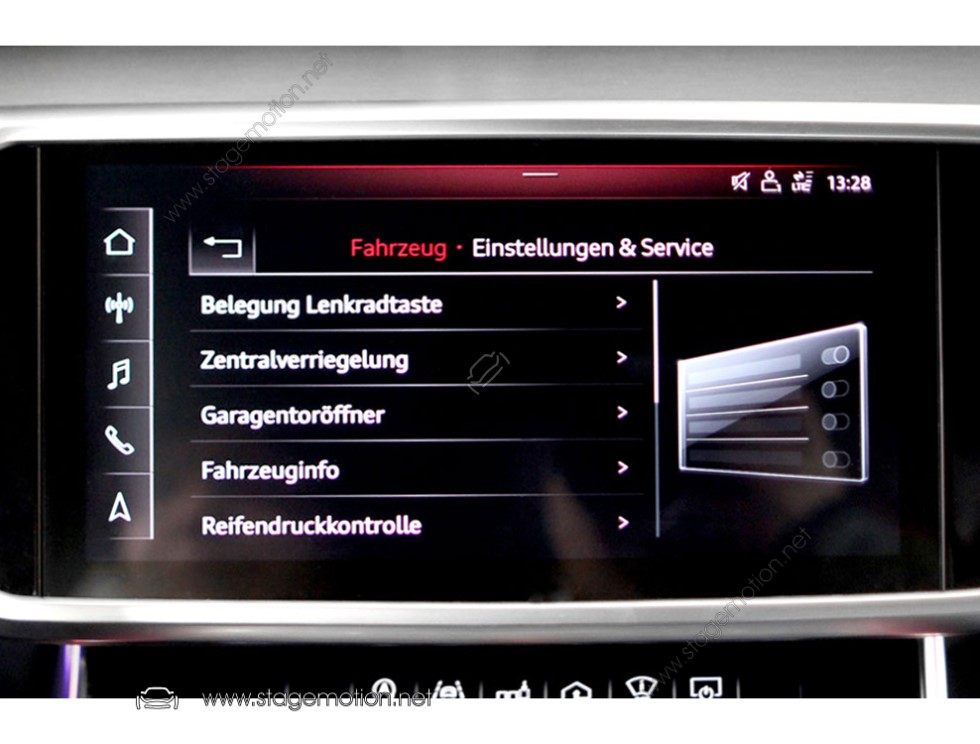 Kit apertura de puerta de garaje HomeLink para Audi A7 4K