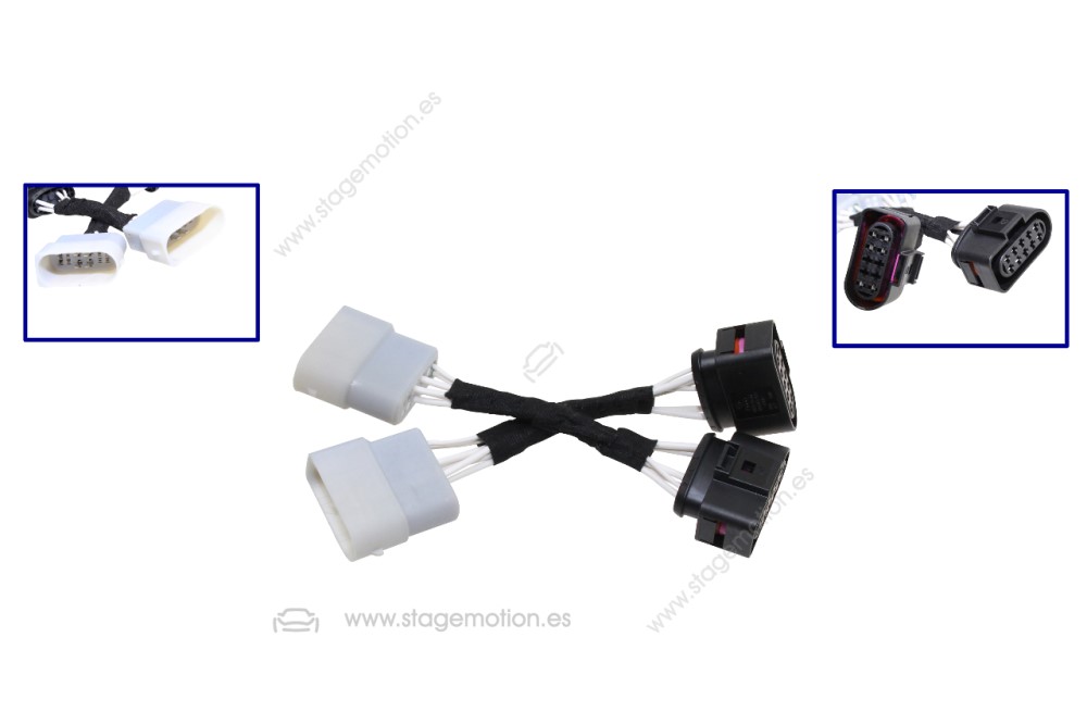 Adaptador halógeno a halógeno Plug &amp; Play para Audi TT 8N