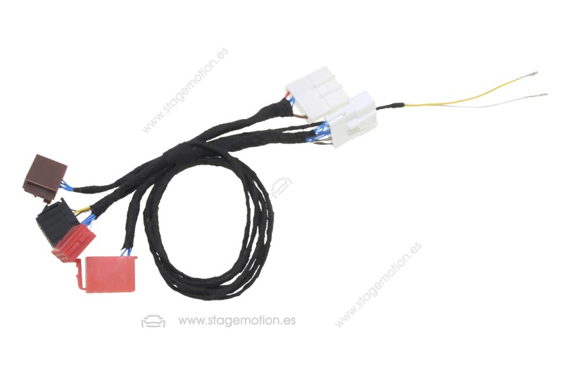 Kit conversión cableado + codificador del sistema de radio a Media System Connect para Smart fortwo 453