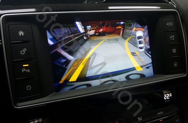 Kit 180º Visión Perimetral para Land Rover/Jaguar con función PIP con imagen mixta del icono para aparcamiento