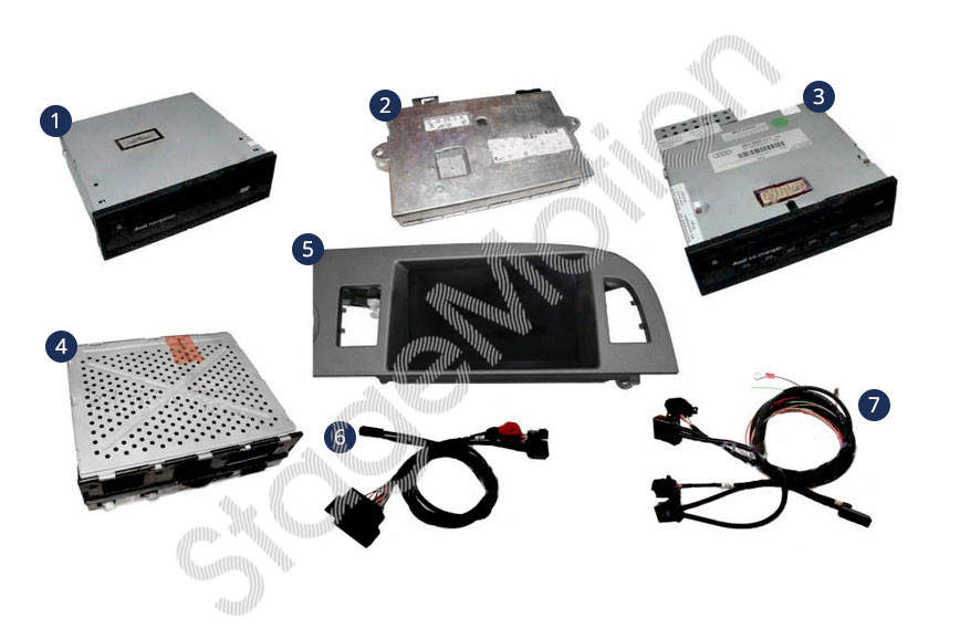 Kit reequipamiento MMI Basic (Plus) MMI High para Audi Q7 (4L)