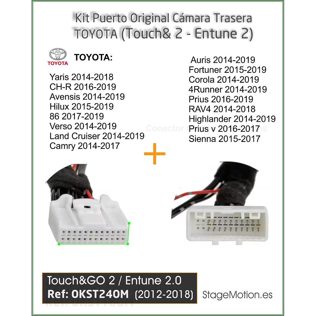 Kit RVC Toyota Touch&amp;Go2 Systems / Entune 2.0 (2012-2018)