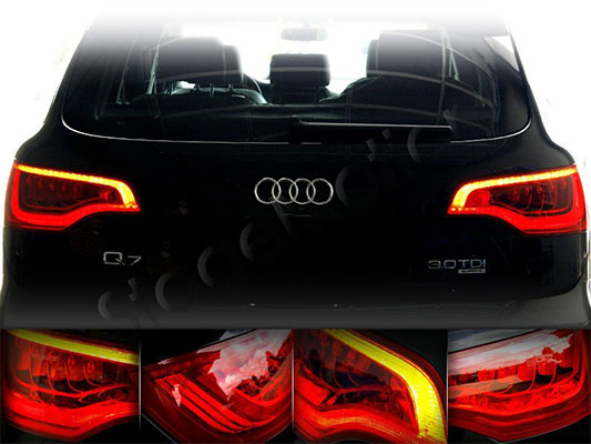 Unidad de control para reequipamiento de luces traseras LED para Audi Q7 4L