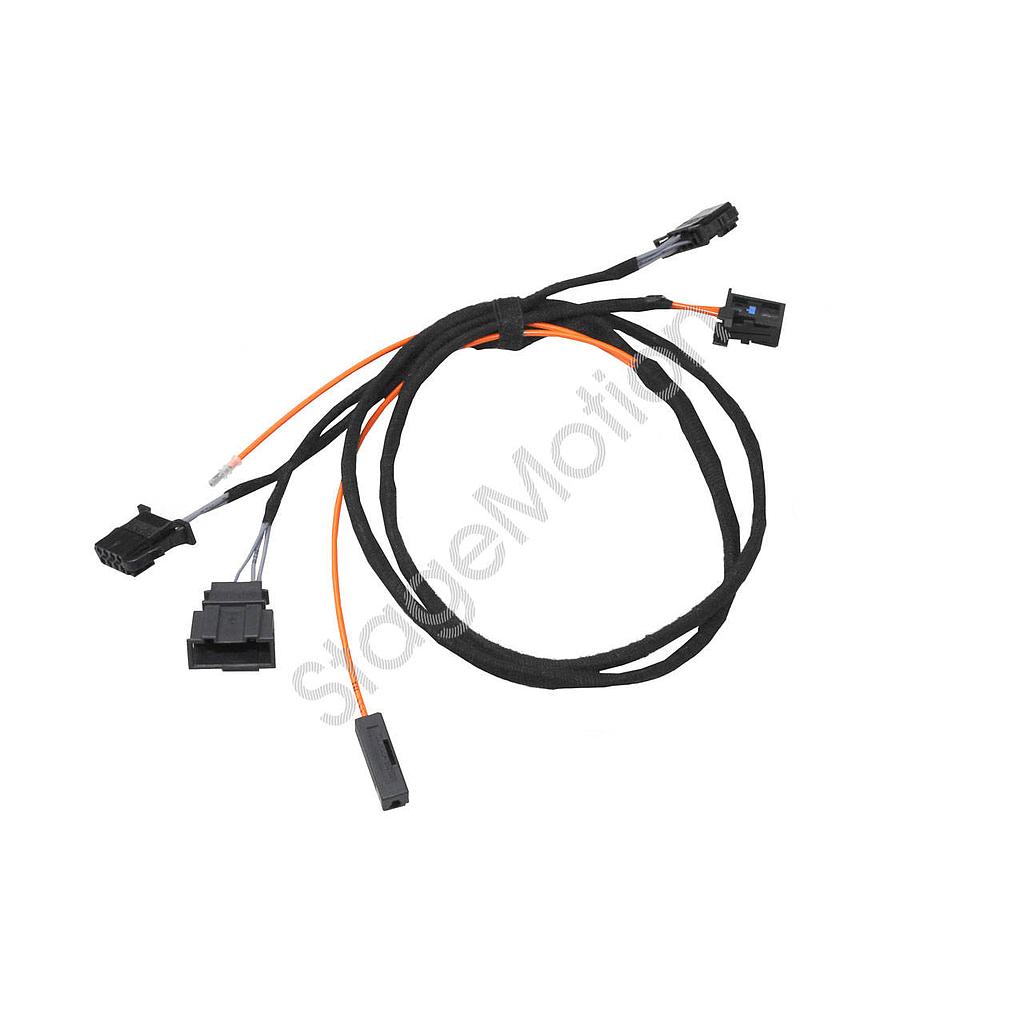Cableado cambiador de CD, AMI para Audi Q7 4L incl. fibra óptica MMI 2G