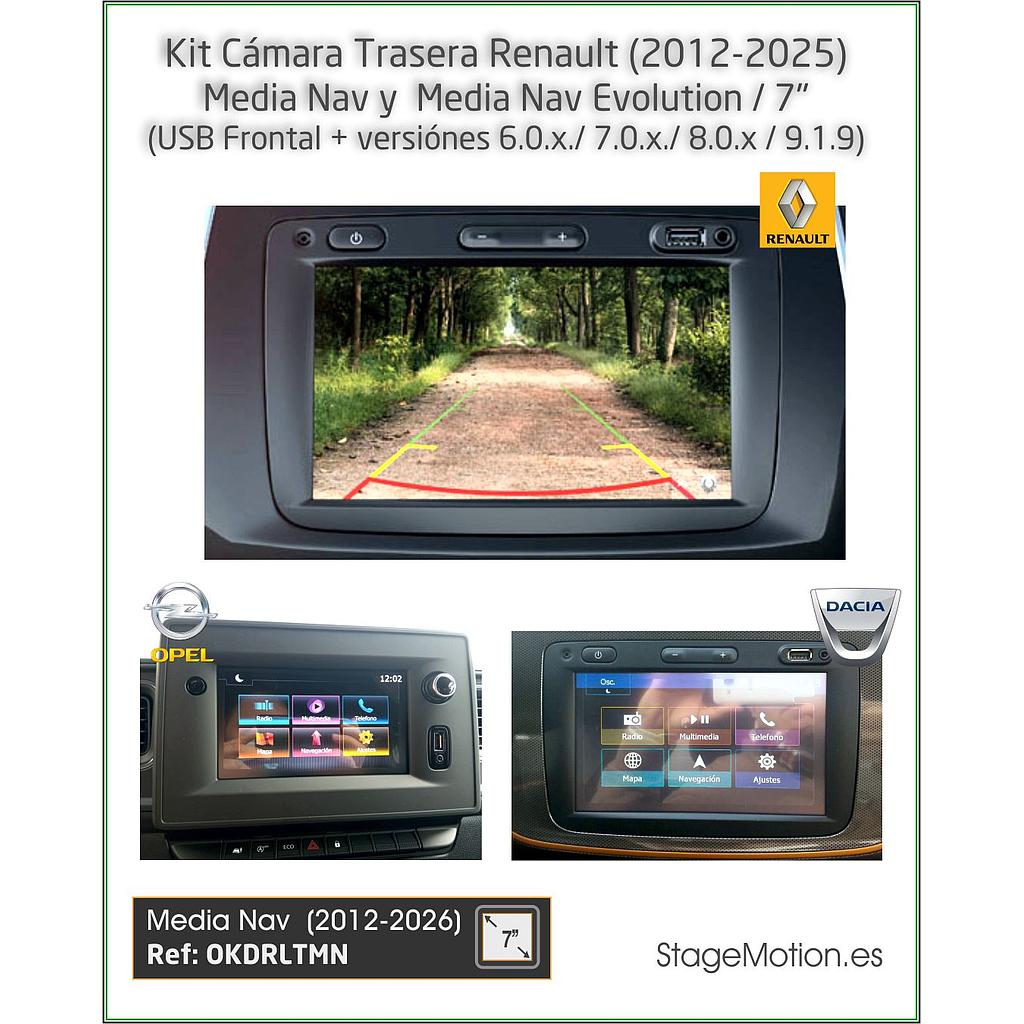 Kit RVC Media Nav / EVO Renault/Dacia/Opel Vivaro (2013-2019)