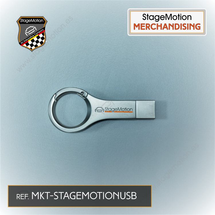 Pen-Drive StageMotion 8GB -versión llavero USB 2.0 + TipoC-