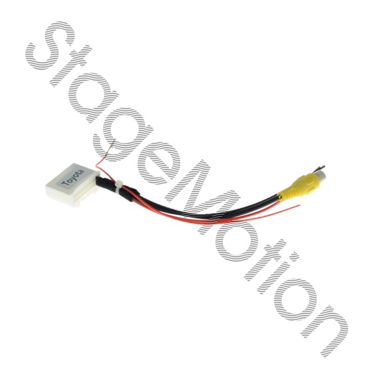 Cableado de conexión puerto cámara trasera OEM Toyota OEM monitor (aprox. 2006-2011)