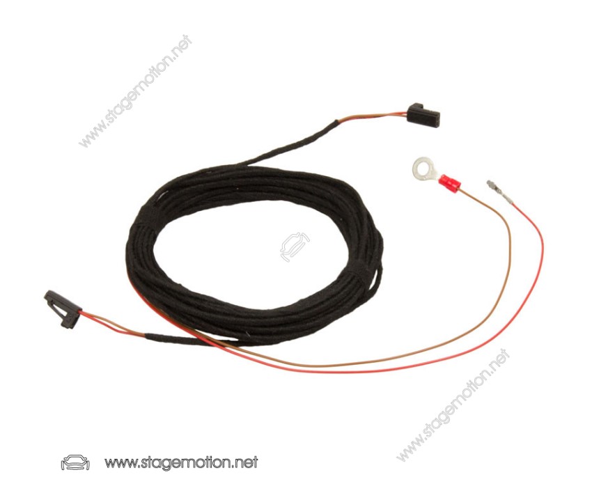 Cableado de iluminación del espacio reposapiés trasero para VW Passat B7, CC