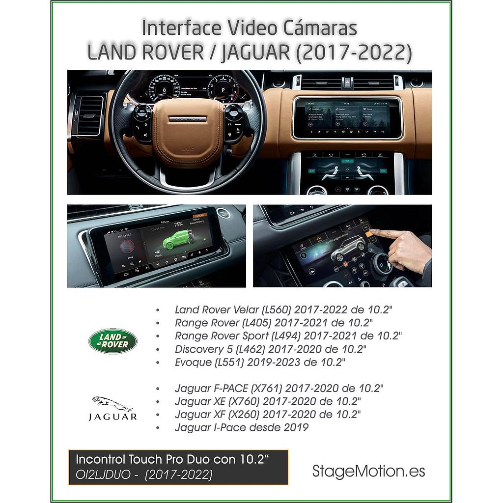 Interface Cámaras/Vídeo In Touch PRO DUO 10,2" LandRover/Jaguar (2017-2021) *Doble pantalla
