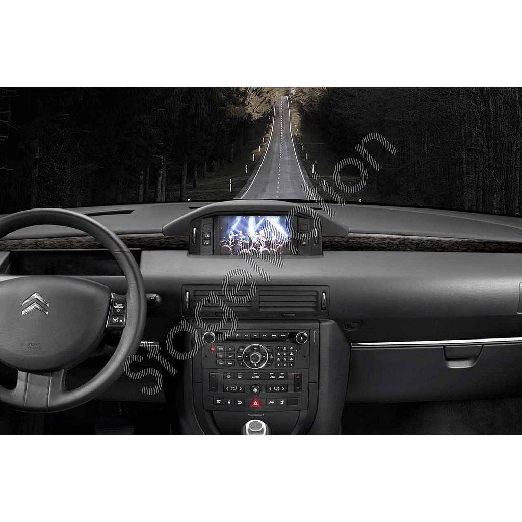 Módulo TV activación DVD para Citroen C6, Jumpy