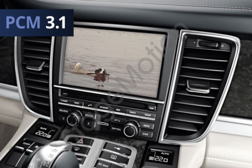 Vídeo Activo en Movimiento para Porsche PCM 3.1 (Plug &amp; Play)