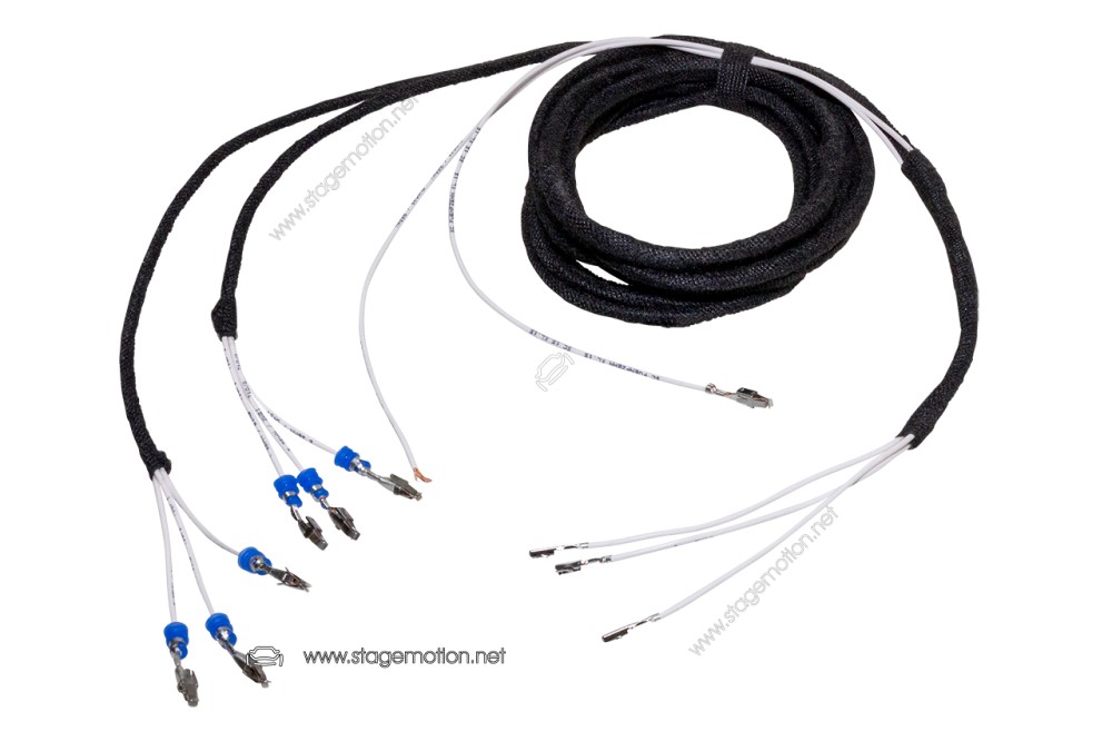 Cableado de extensión mLWR xenón a faros halógenos para VW Tiguan 5N