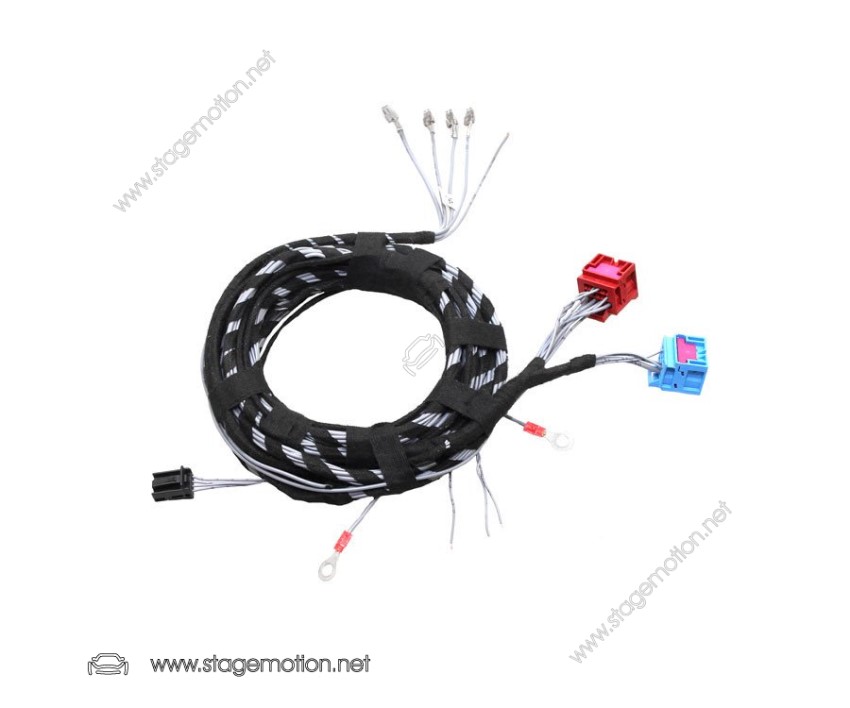 Cableado de enganche de remolque giratorio - sistema eléctrico central para VW Golf 7