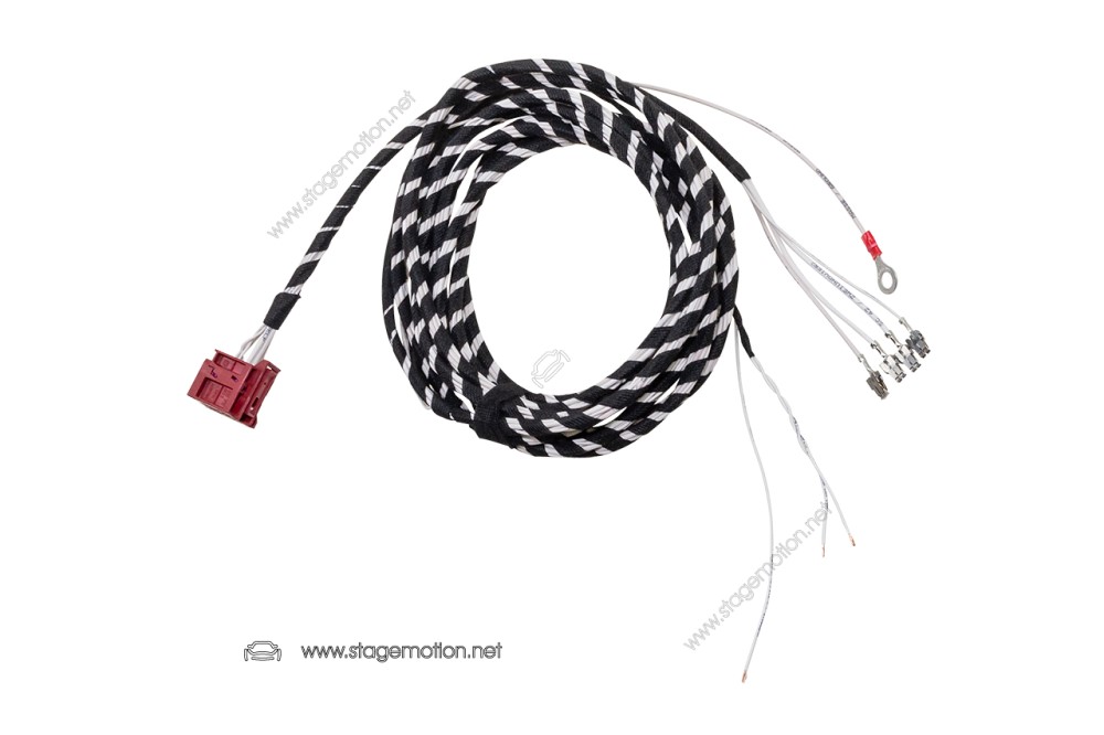 Cableado de enganche de remolque giratorio - sistema eléctrico central para Audi Q3 8U