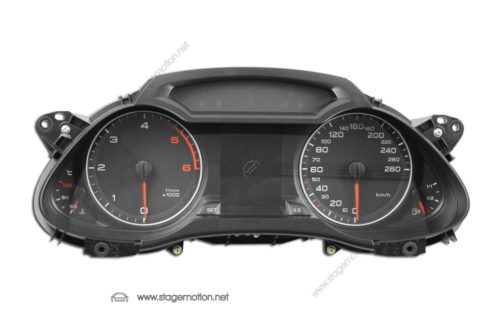 Cuadro de instrumentos Speedo con pantalla a color FIS color Audi A4 8K, A5 8T, Q5 8R