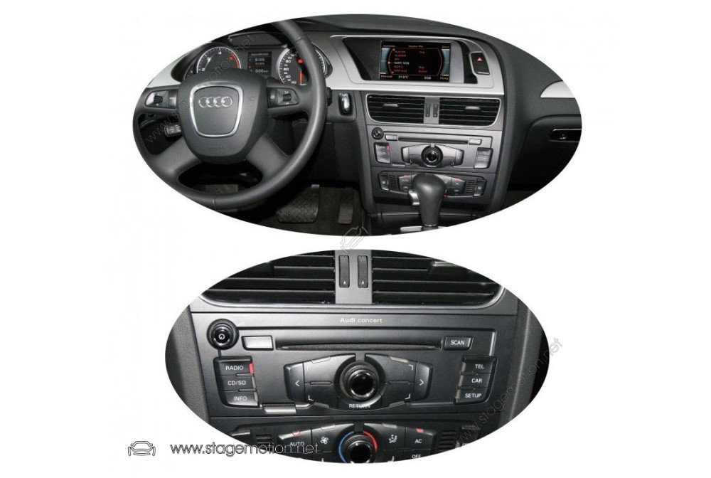 Expresión Masaccio táctica Actualización Radio Chorus a Concert para Audi A5 8T | Stagemotion