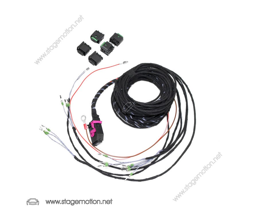 Cableado del sistema de control de la presión de los neumáticos (TPMS) para Audi A6 4F