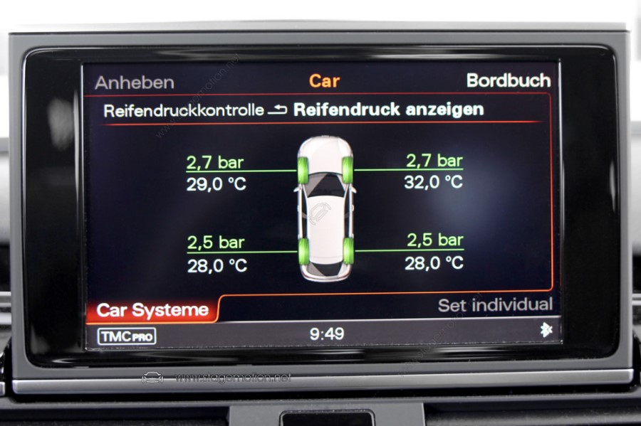 Sistema de control de presión de neumáticos (TPMS) para Audi A6, A7 4G