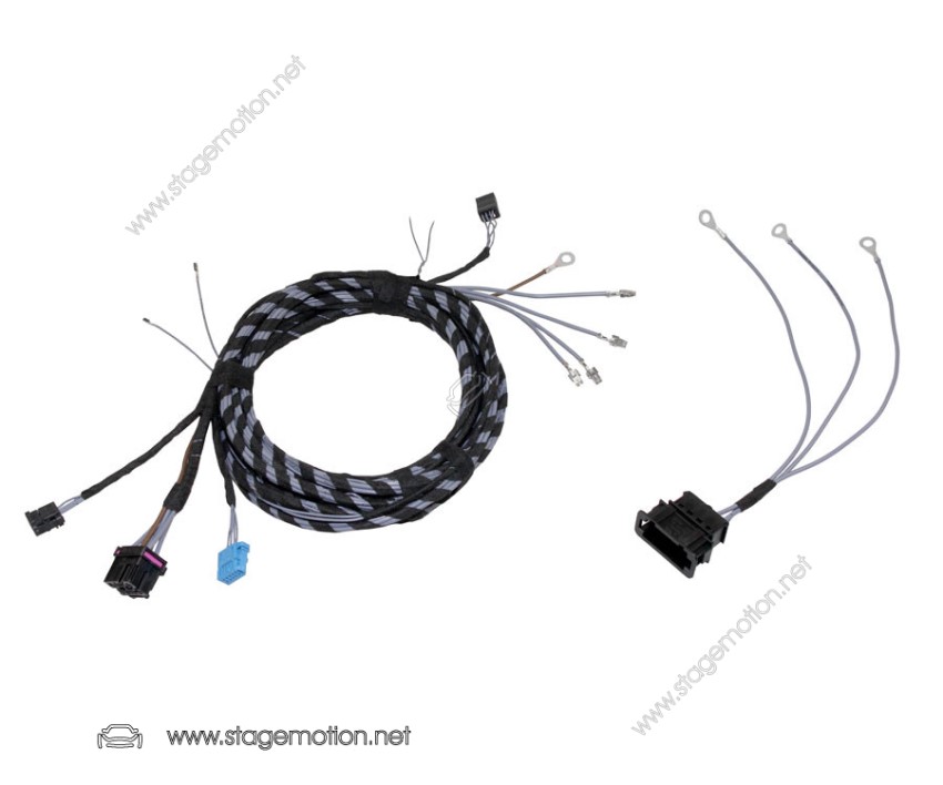 Cableado de enganche de remolque giratorio - sistema eléctrico central para VW Touran 5T