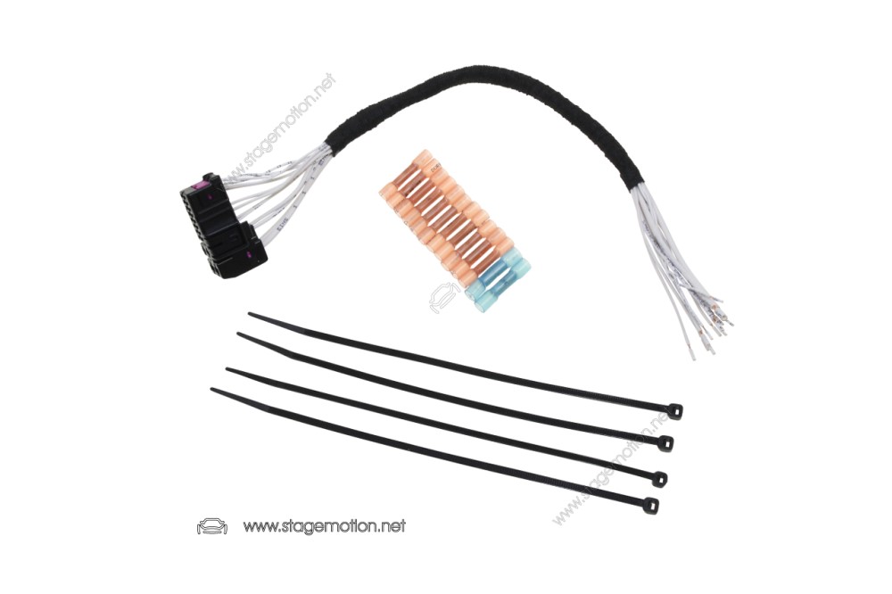 Cableado de reparación de puerta delantera izquierda/derecha Audi A2, A3, A4, A6, A8, Q7, TT, Seat Exeo