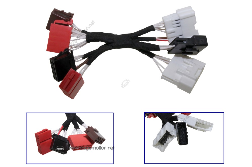 Kit de conversión cableado + codificador Media System a Media System Connect para Smart fortwo 453