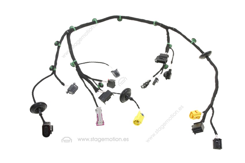 Cableado de puerta de pasajero para Skoda Octavia 1Z,1Z0 971 121 L