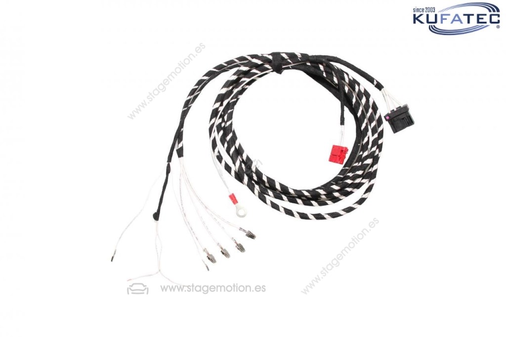 Cableado de enganche de remolque giratorio - sistema eléctrico central para Skoda Octavia 5E