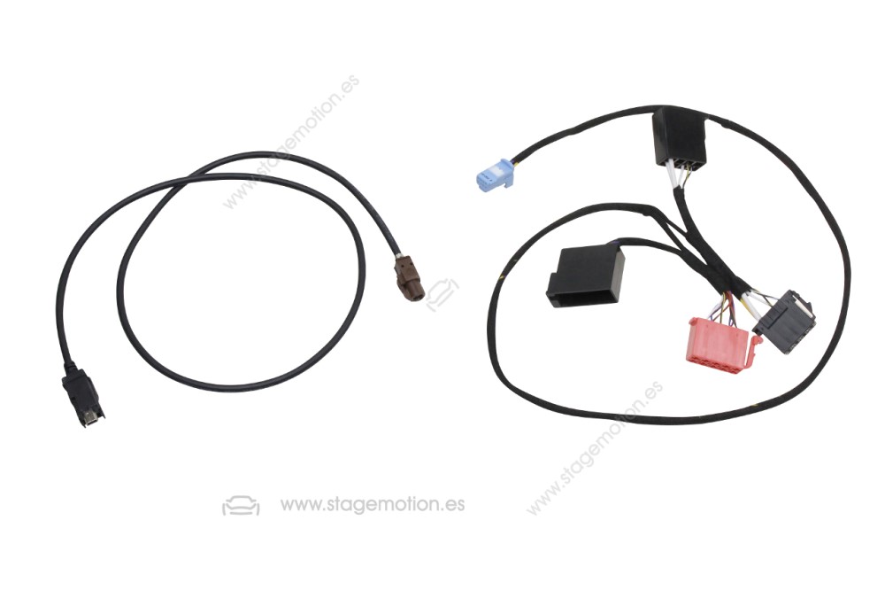 Cableado conector USB multimedia para Media Connect reequipamiento para Smart Fortwo/Forfour 453