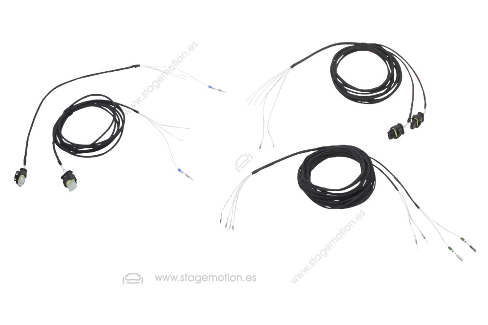 Cableado de asistente de estacionamiento para Audi VW MLB, asistente de estacionamiento delantero + trasero disponible