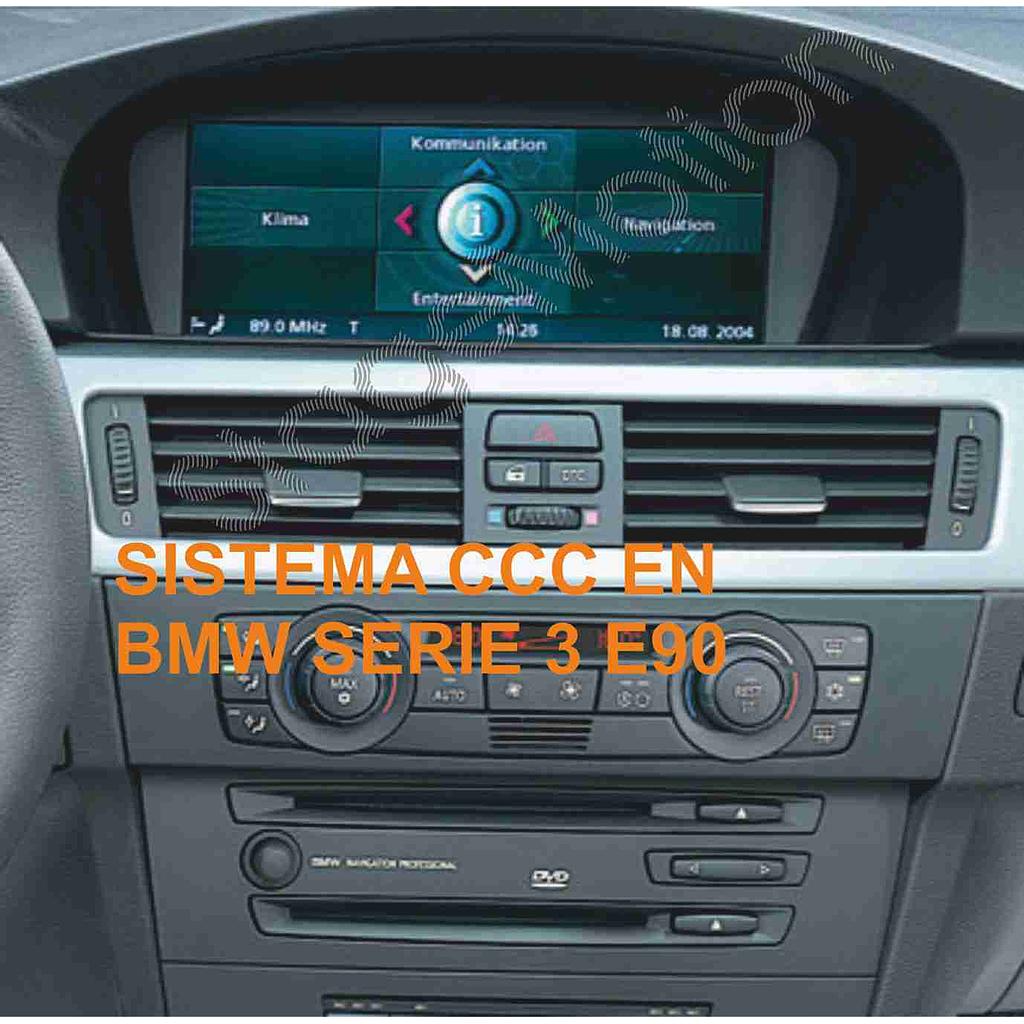 Kit Wireless Car-Play + Android Auto + Reproductor USB + Puertos Cámaras Visión para BMW CCC 6,5&quot;/8.8&quot; (2004-2008)