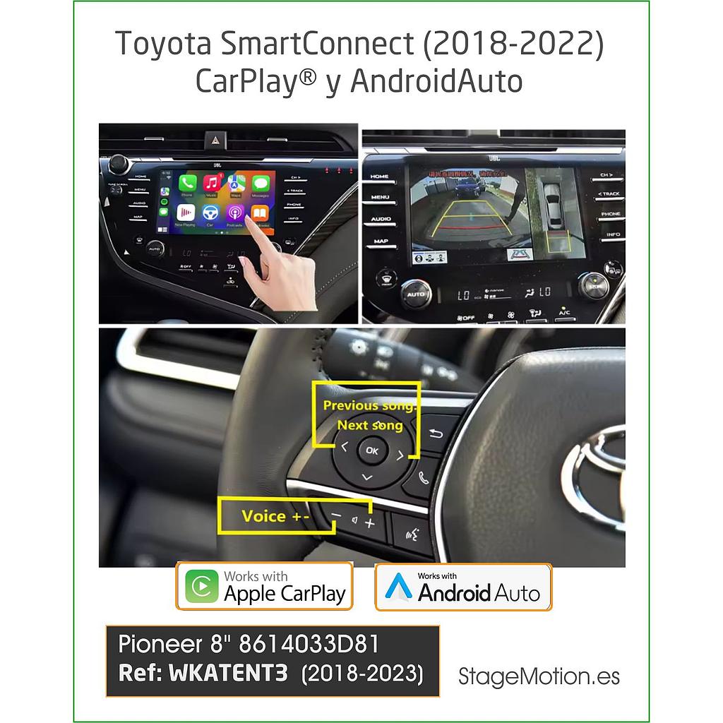 Kit Wireless Car-Play + Android Auto + Toyota Touch&amp;Go2 (DENSO 2019-2023)