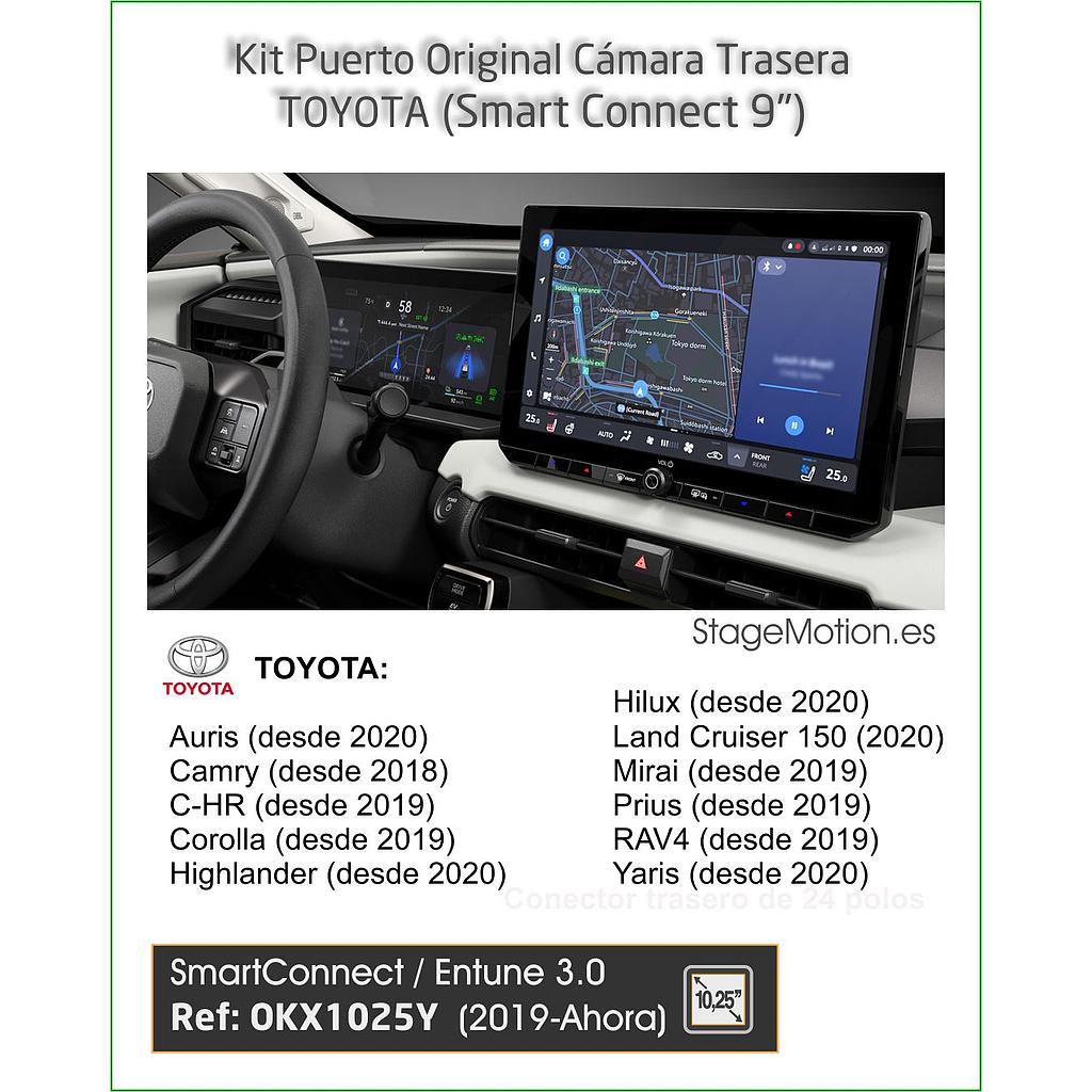 KIT Cableado + Cámara Trasera OEM Toyota SmartConnect 12.9"(2018-2024)