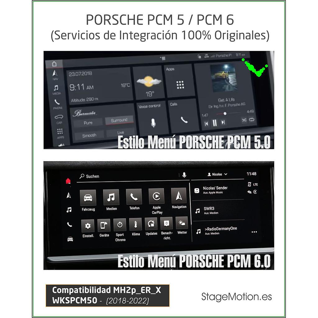 Servicios Originales PORSCHE PCM 5.0 (2018-2022)
