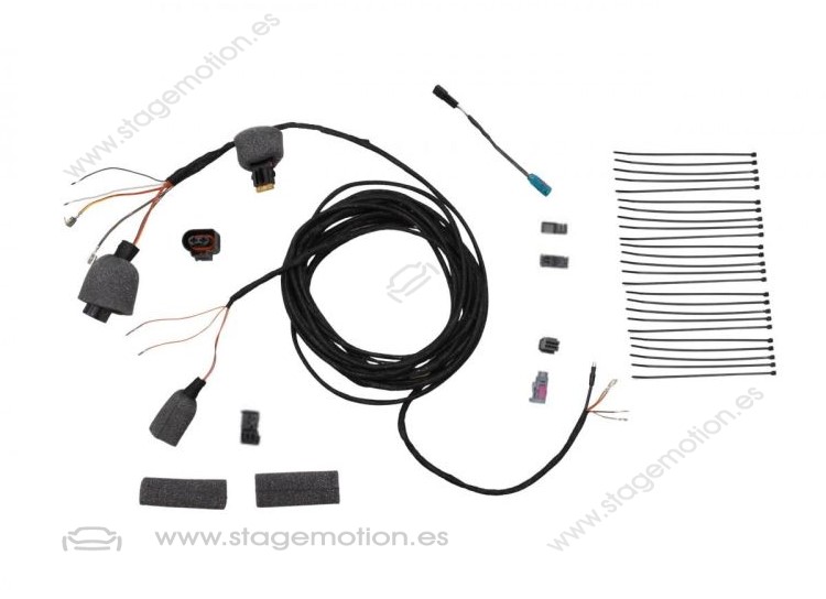 Cableado original 4M0 054 733 C para cámara de visión trasera del Audi Q7 4M