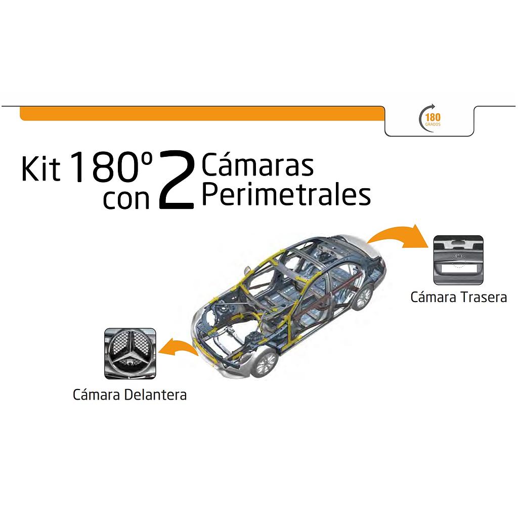 Kit 180º Visión OPEL R4.0 IntelliLink 7" (Radio 1-DIN adosada detrás de pantalla)