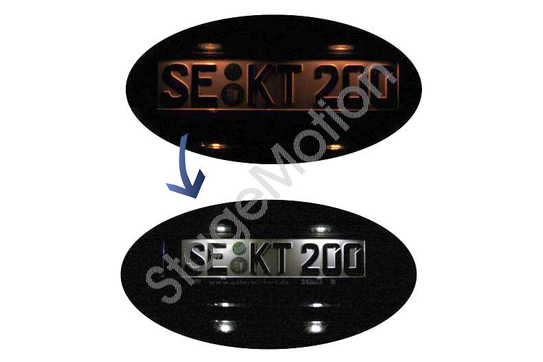 Kit de luces de matrícula LED para Audi A6, A7 4G
