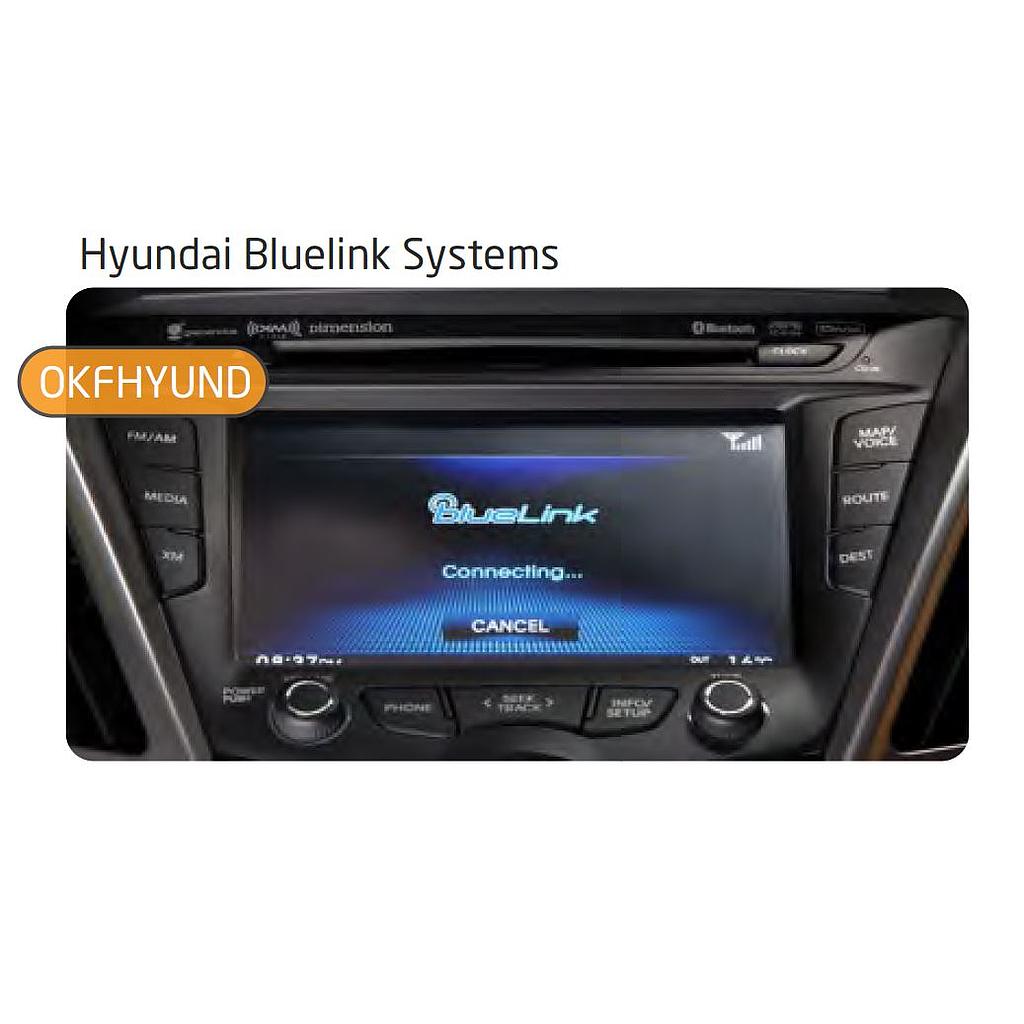 Kit RVC Integrado Hyundai Bluelink (2014&gt;&gt;)