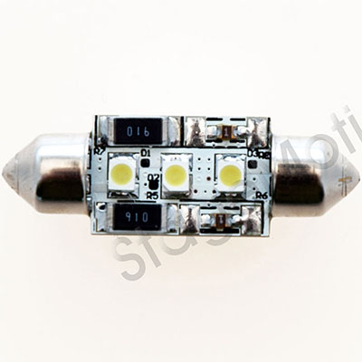 Lámpara LED C5W 12v/5W (11x38mm. / Luz blanca) -Can-Bus-