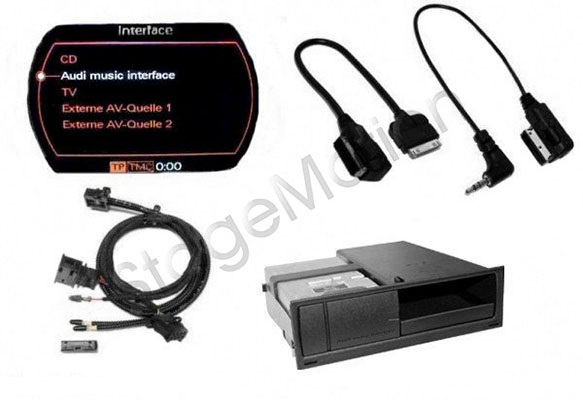 Kit de reequipamiento AMI (Audi music interface) para Audi Q7 4L MMI 2G