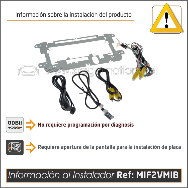 Interface LVDS VW/Seat/Skoda MIB STD2 6.3"- (Todo en uno) *Requiere instalación interna en pantalla