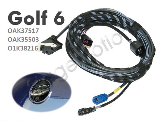 Kit cableado para cámara de visión trasera VW (LOW)