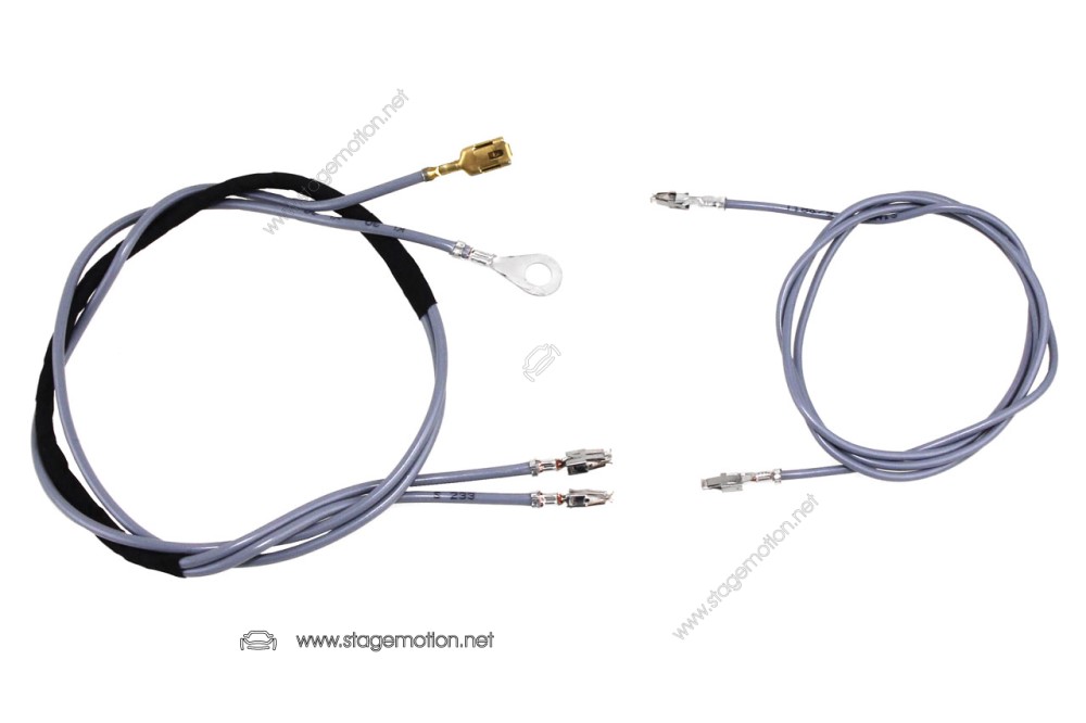 Juego de cables para la limpieza de faros + codificador para VW, Audi