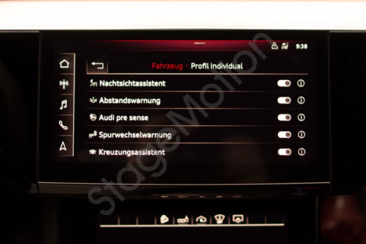 Juego completo de asistente de visión nocturna original para Audi E-tron GE